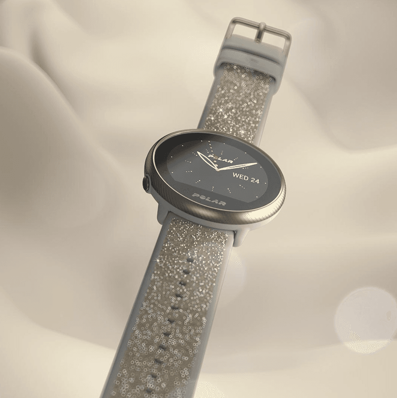 Polar Crystal Wristband - Obsidian 20mm