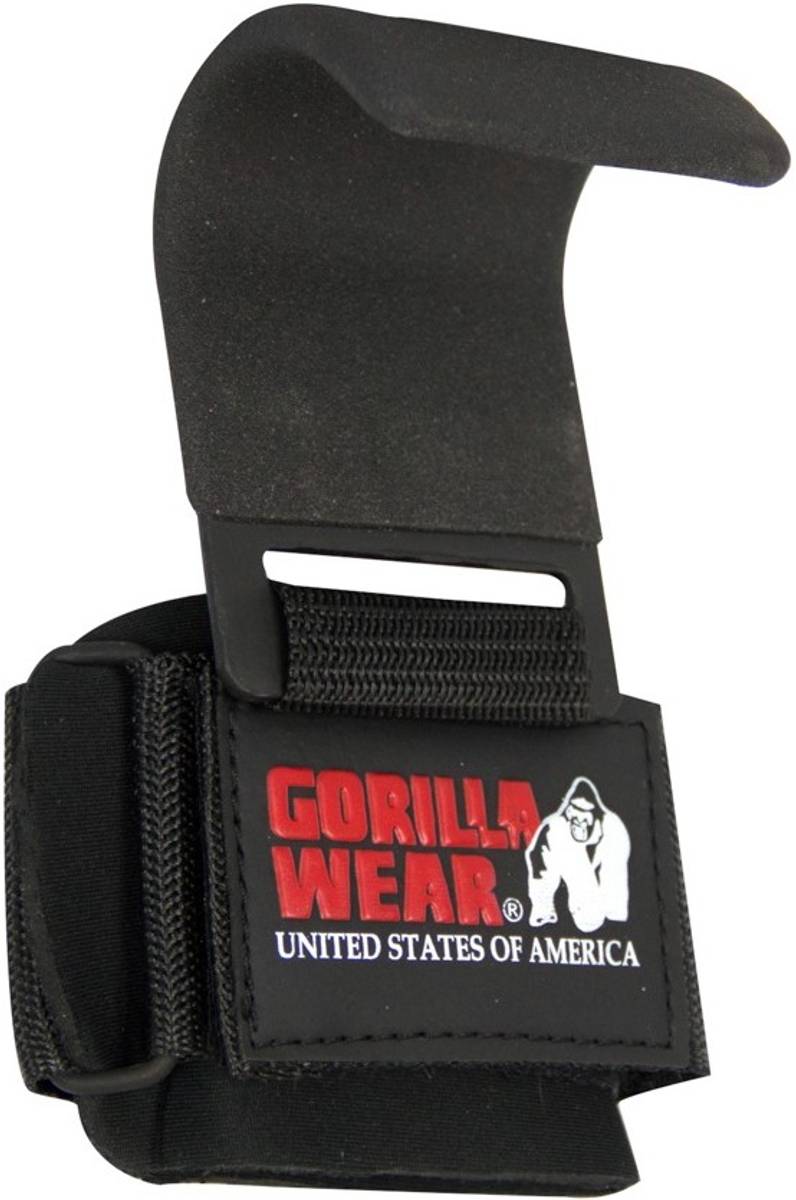Gorilla Wear - Weight Lifting Hooks Black/White