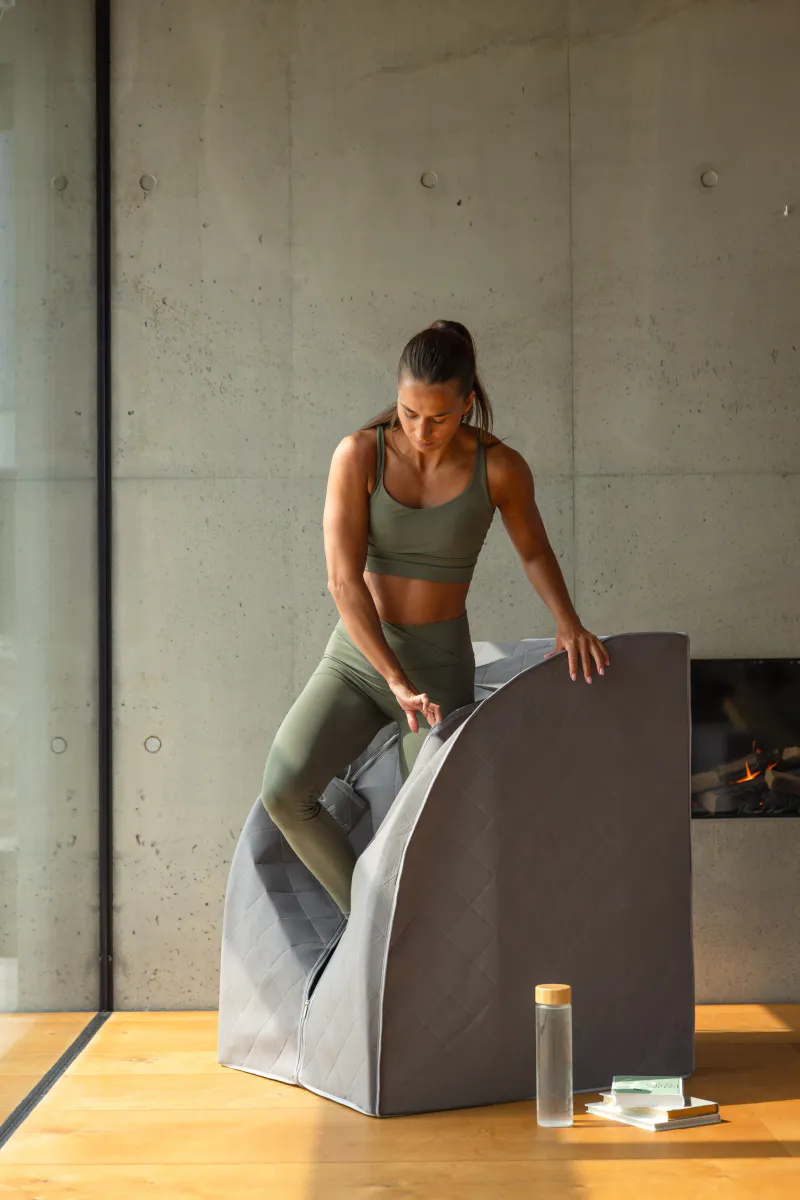 Radiant Health - Infrarød SaunaPod BASIC Bamboo Stone