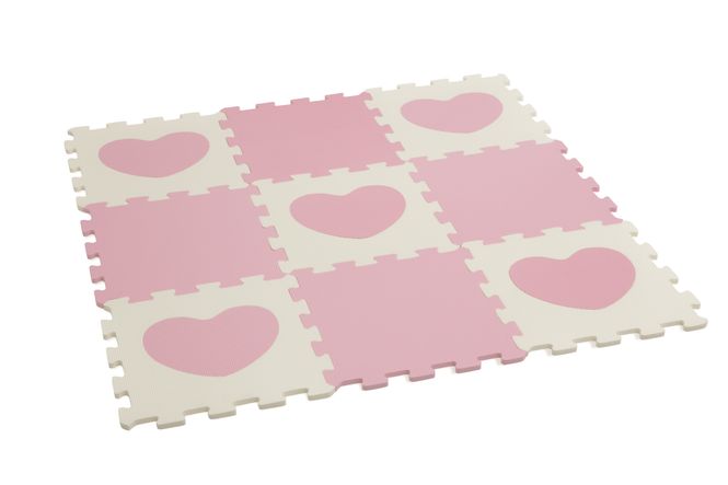 Hovedbilde Abilica - BabyMat Puzzle - Rosa/Sand
