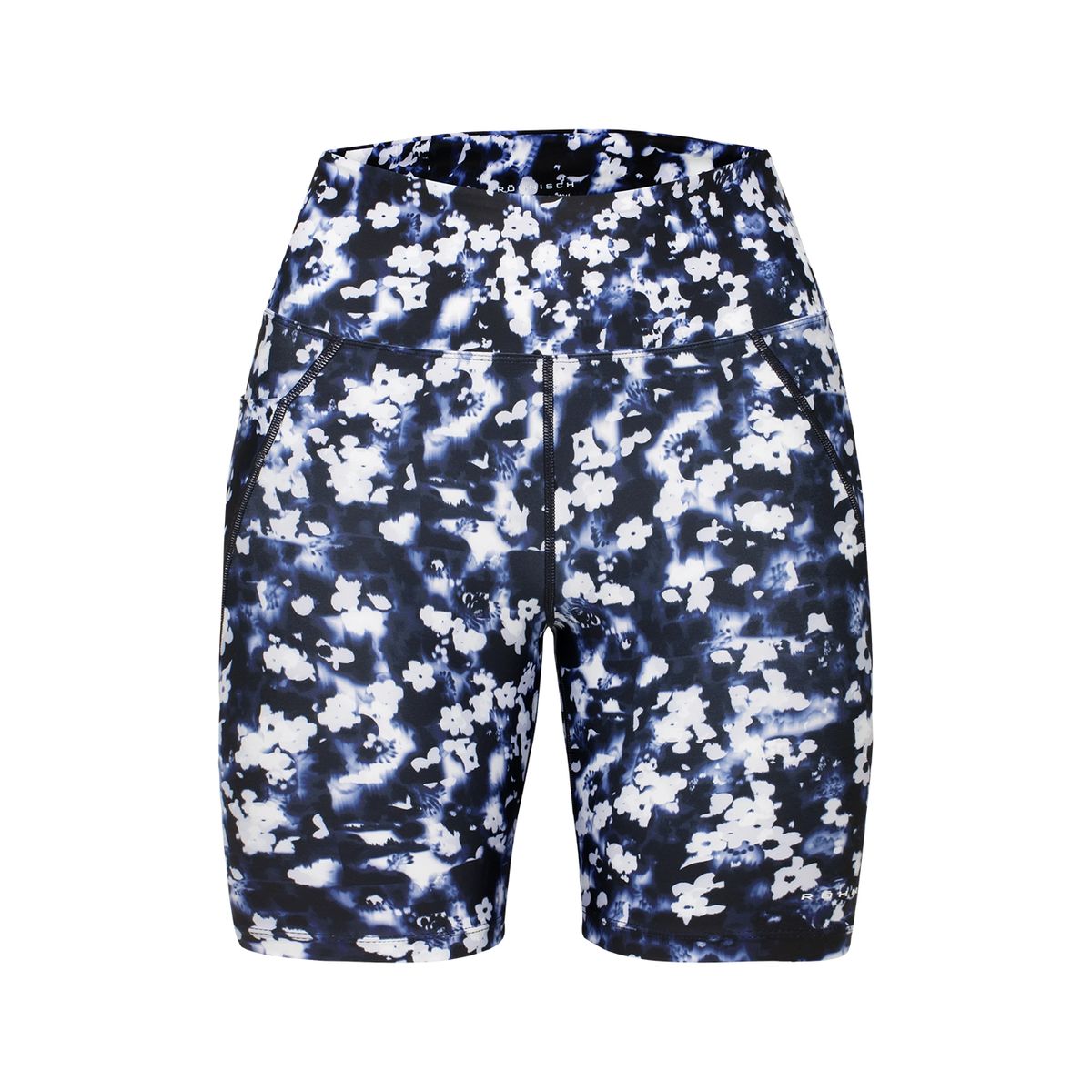 Rôhnisch - Flattering Printed Bike Tights - Indigo Bloom