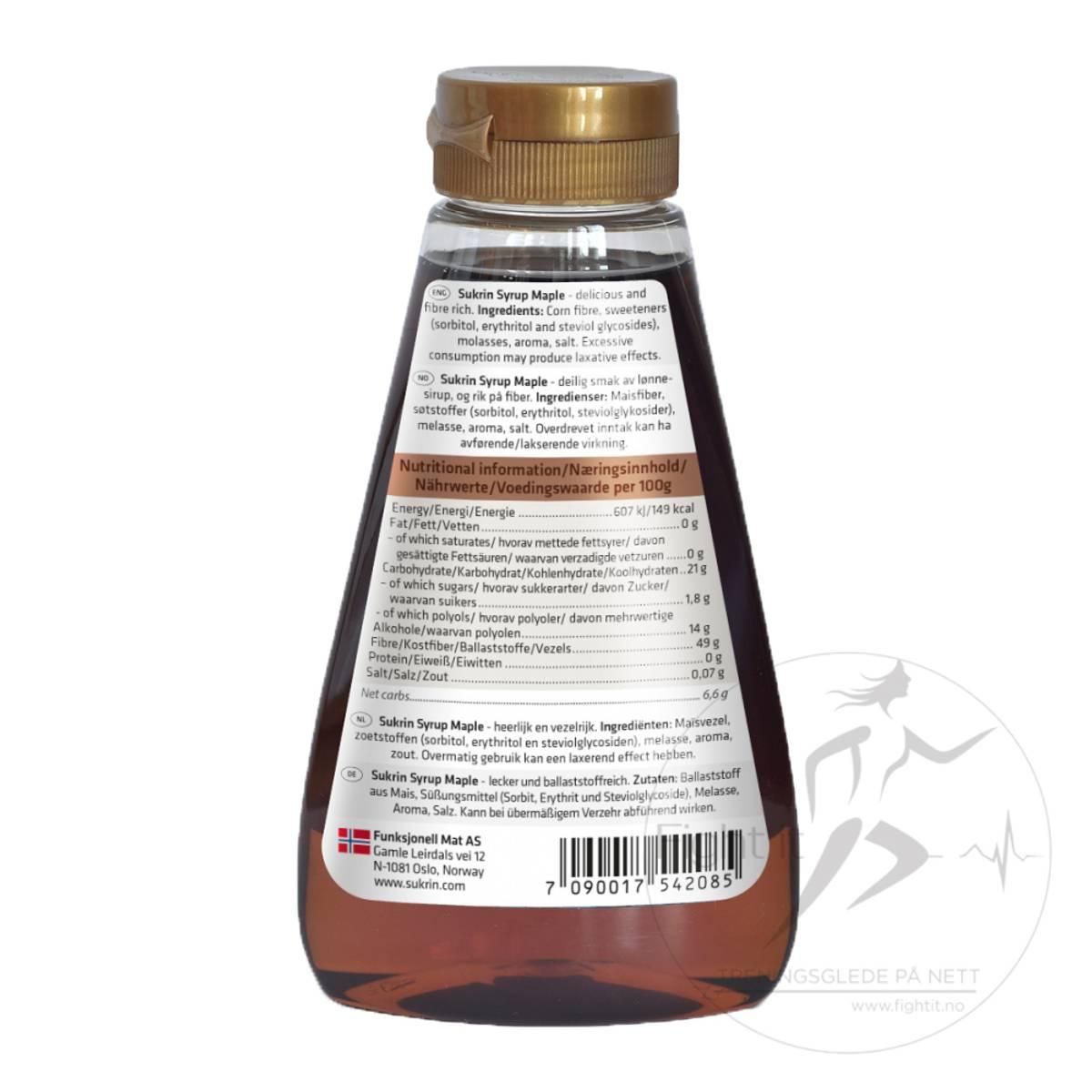 SukrinSirup Maple (4x450g)