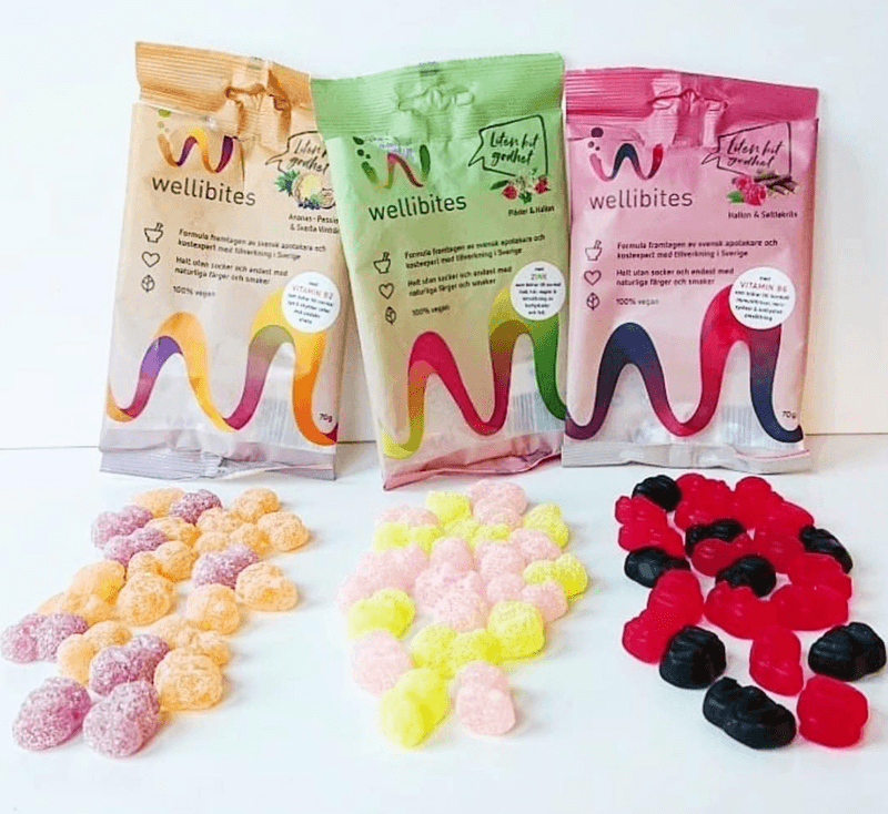 Wellibites - Bringebær & Salt Lakris 70g