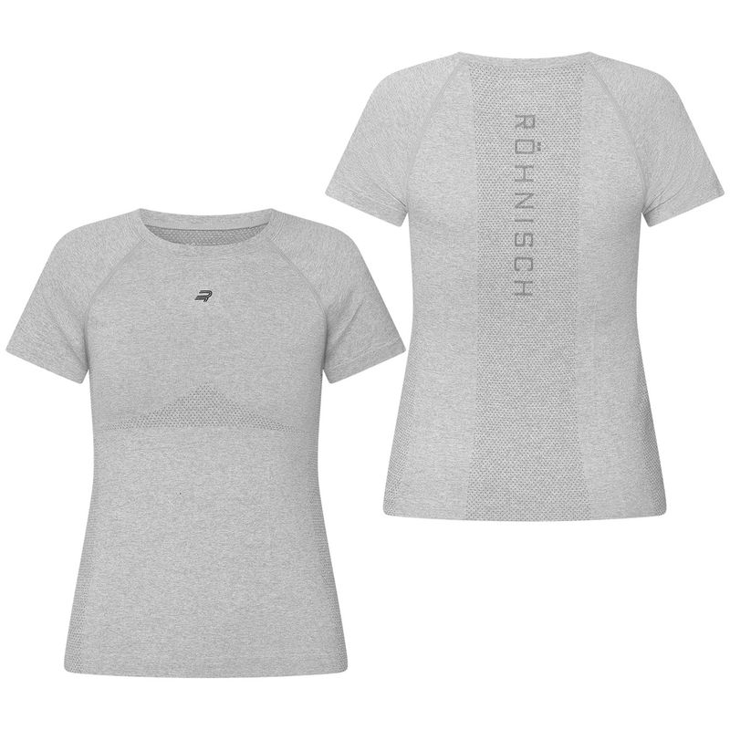 Rôhnisch - Seamless Flex Tee - Grey Melange