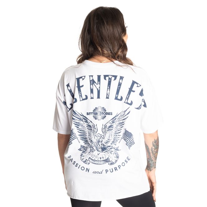 Hovedbilde Better Bodies Relentless Oversized Tee - White/blue