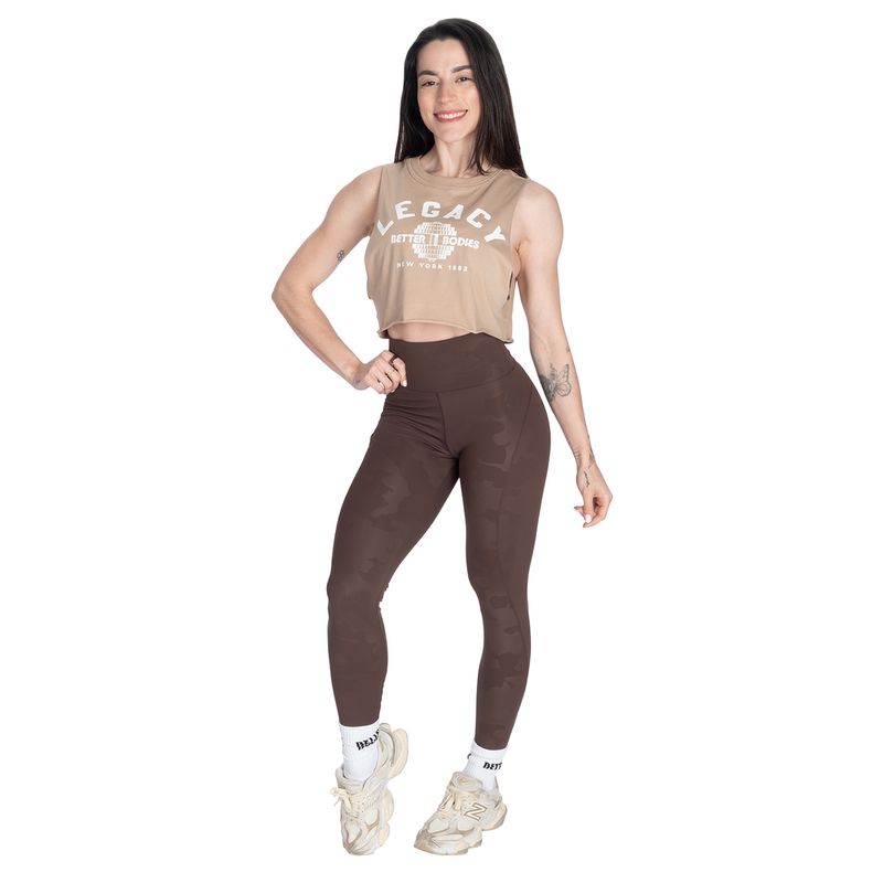 Better Bodies Legacy Cut Tank - Washed Desert