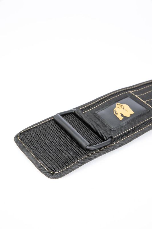 Gorilla Wear - Nylon Belt Black/Gold 10cm