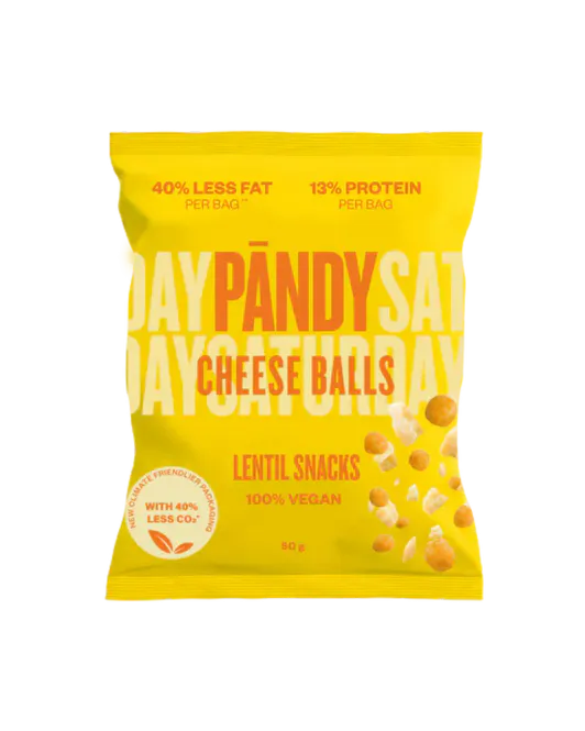 Hovedbilde Pandy Lentil Snacks - Cheese Balls 50g