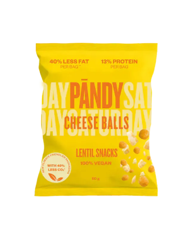 Pandy Lentil Snacks - Cheese Balls 50g