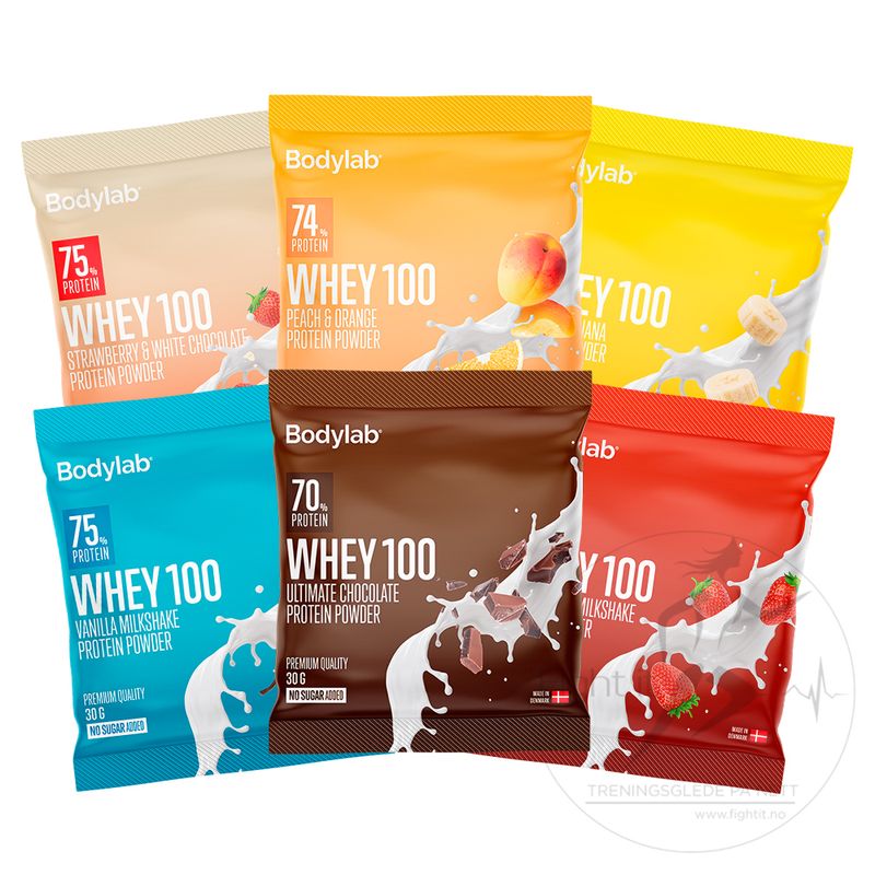 Bodylab - Whey 100 (30g Prøvepose)