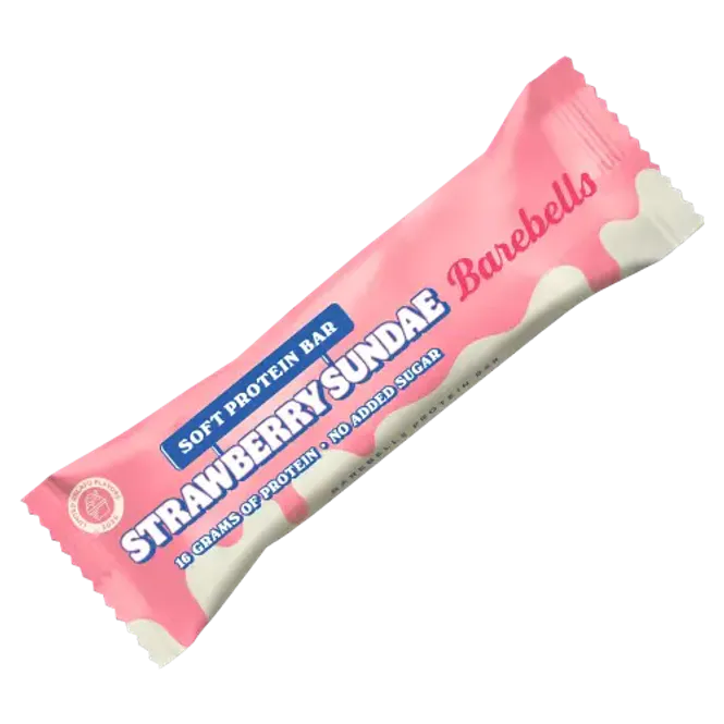 Hovedbilde Barebells Proteinbar - Strawberry Sundae 55g