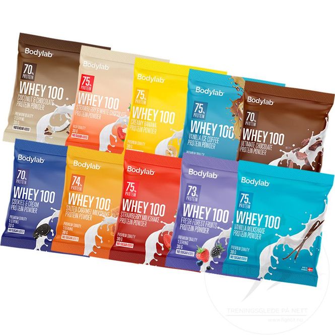 Hovedbilde Bodylab - Whey 100 (30g Prøvepose)