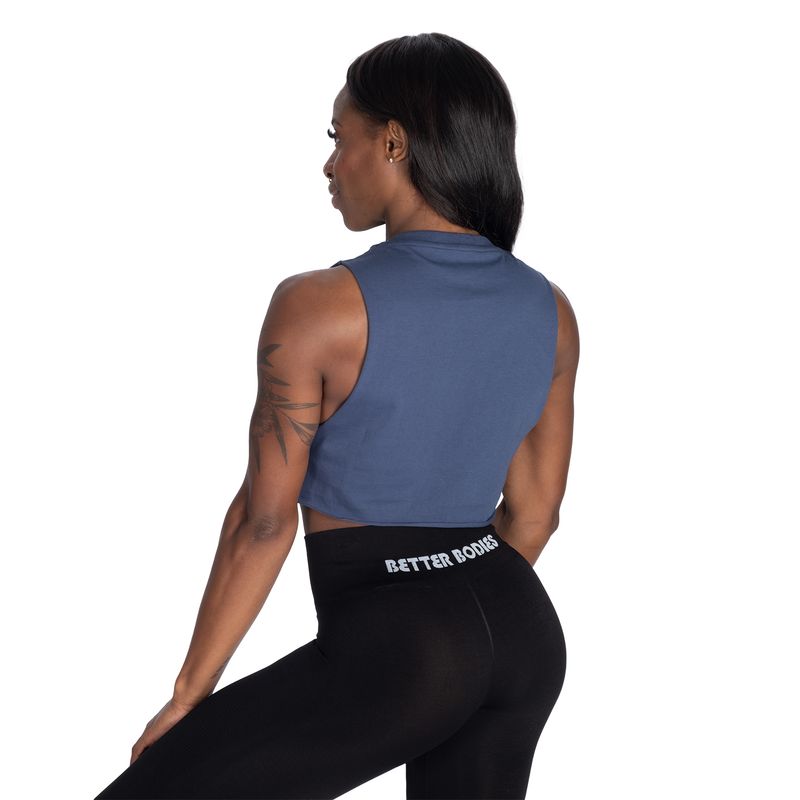 Better Bodies Legacy Cut Tank - Washed Sky Blue