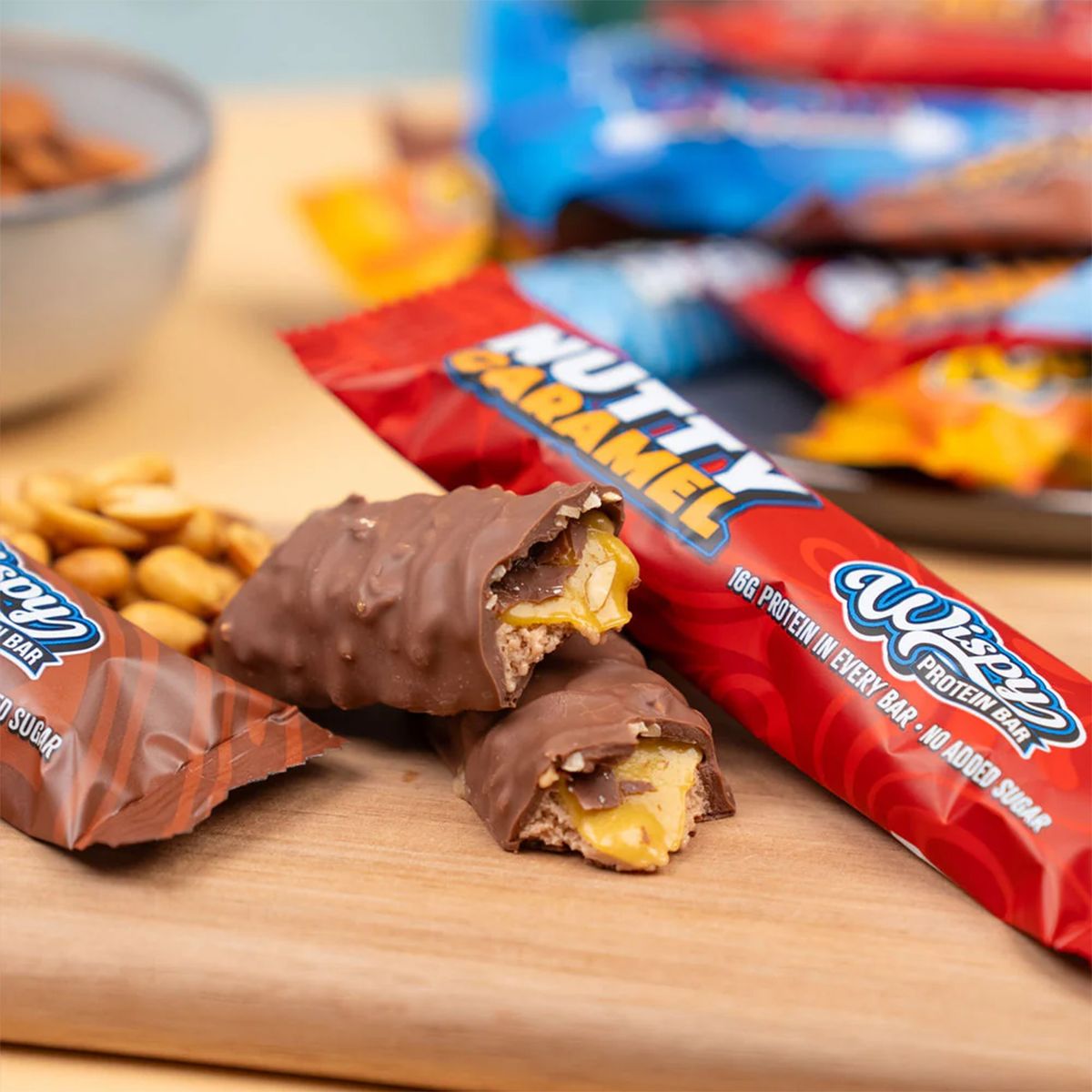 Wispy Proteinbar - Nutty Caramel (10x55g)