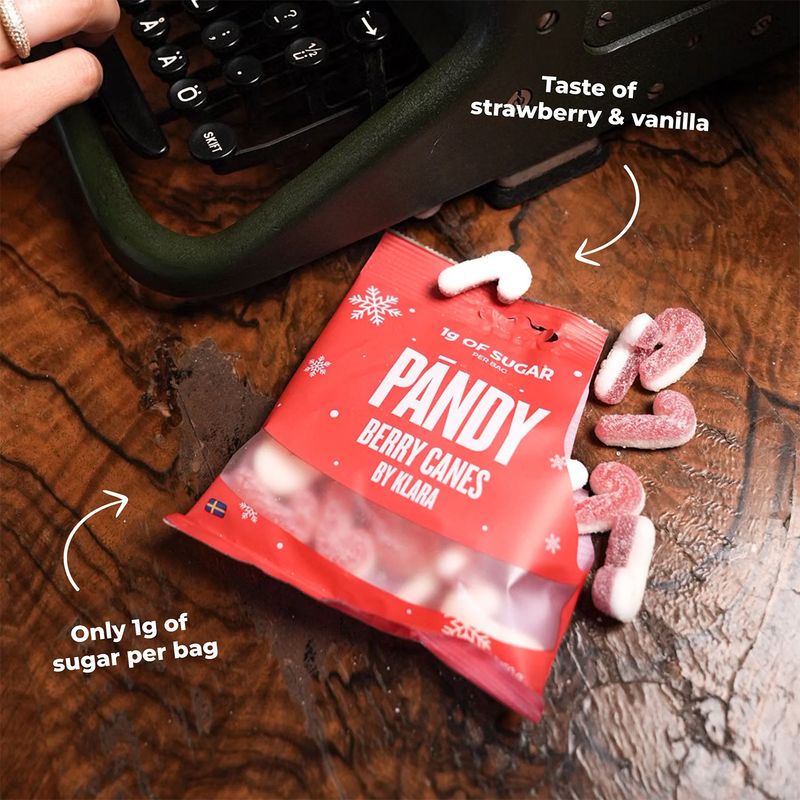 Pandy Candy - Berry Canes 50g