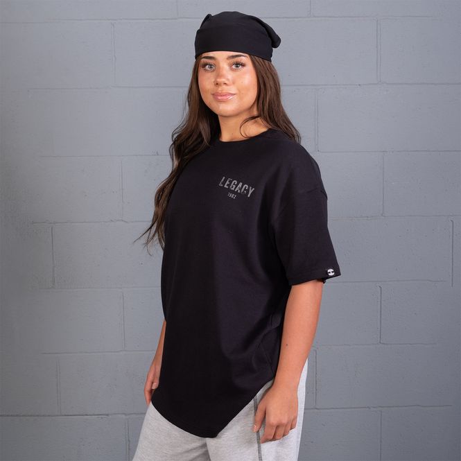 Hovedbilde Better Bodies Legacy Thermal Oversized Tee - Asphalt