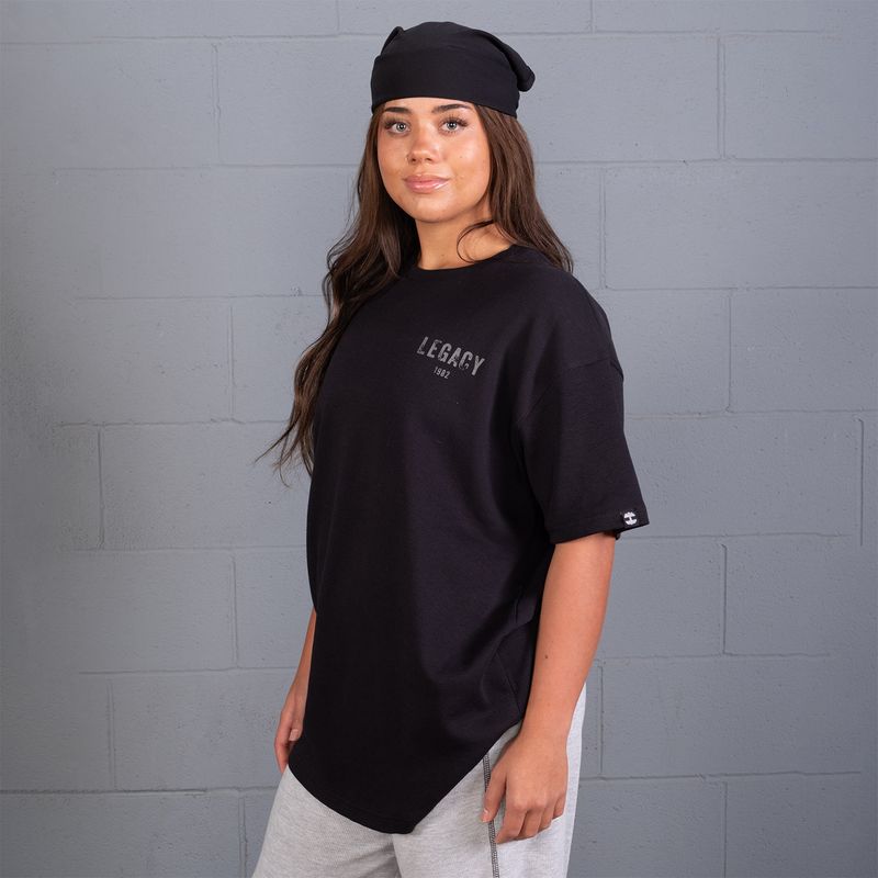 Better Bodies Legacy Thermal Oversized Tee - Asphalt