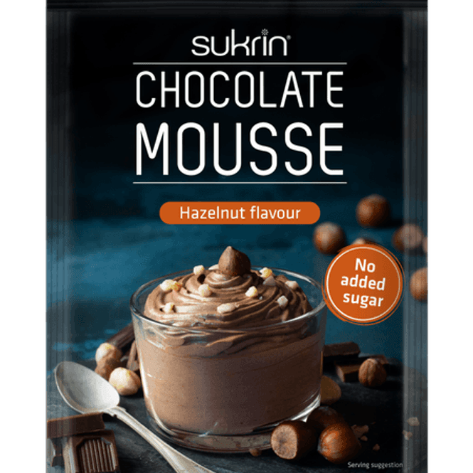 Hovedbilde Sukrin Chocolate Mousse - Hazelnut 83g