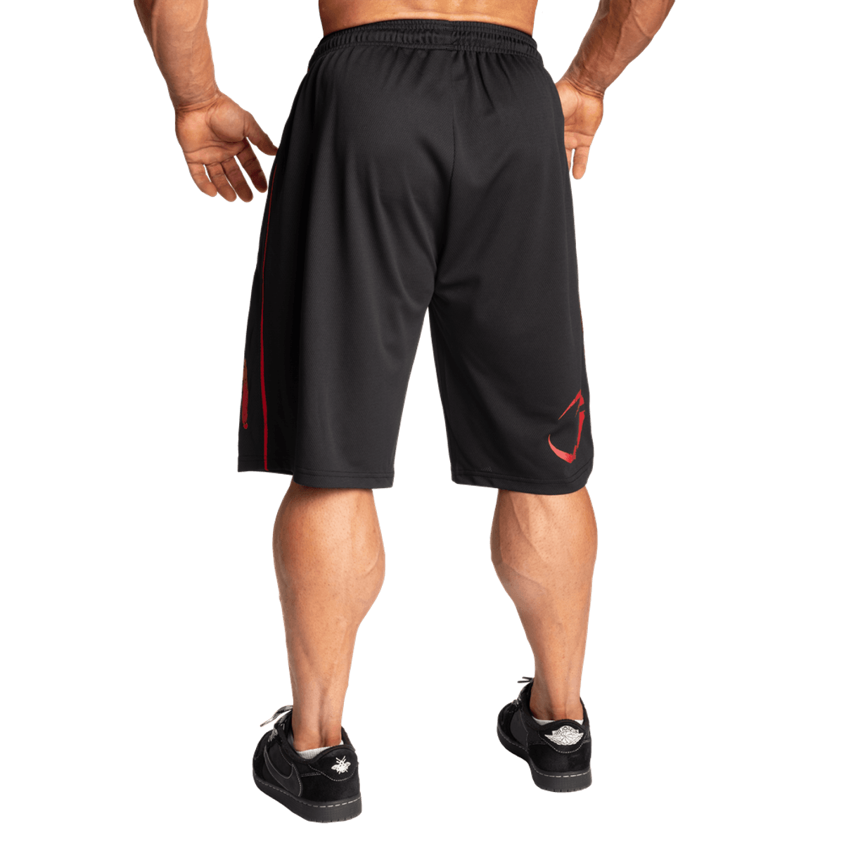 GASP - Pro Mesh Shorts - Black/Red