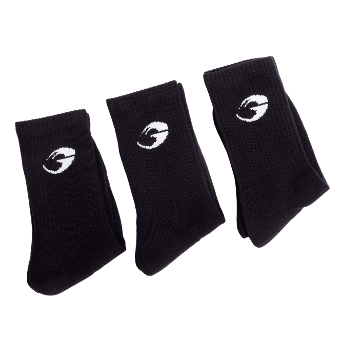 Hovedbilde GASP Crew Socks - Black 3-pack