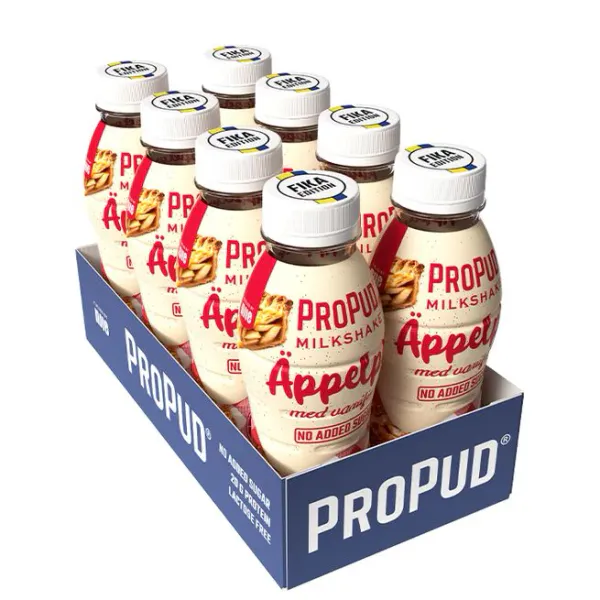 Hovedbilde Njie - ProPud Milkshake - Äppelpaj 330ml