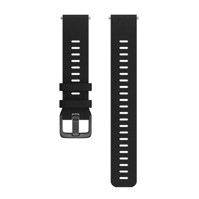 Hovedbilde Polar Wristband Silicone 20mm Night Black S/L