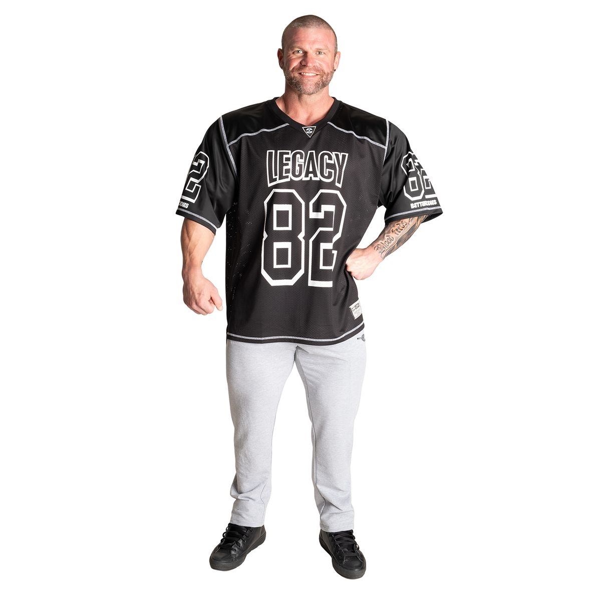 Better Bodies Original Standard Pant - Light Grey Melange