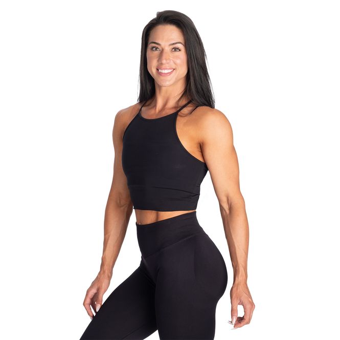 Hovedbilde Better Bodies Performance Crop Halter - Black V2