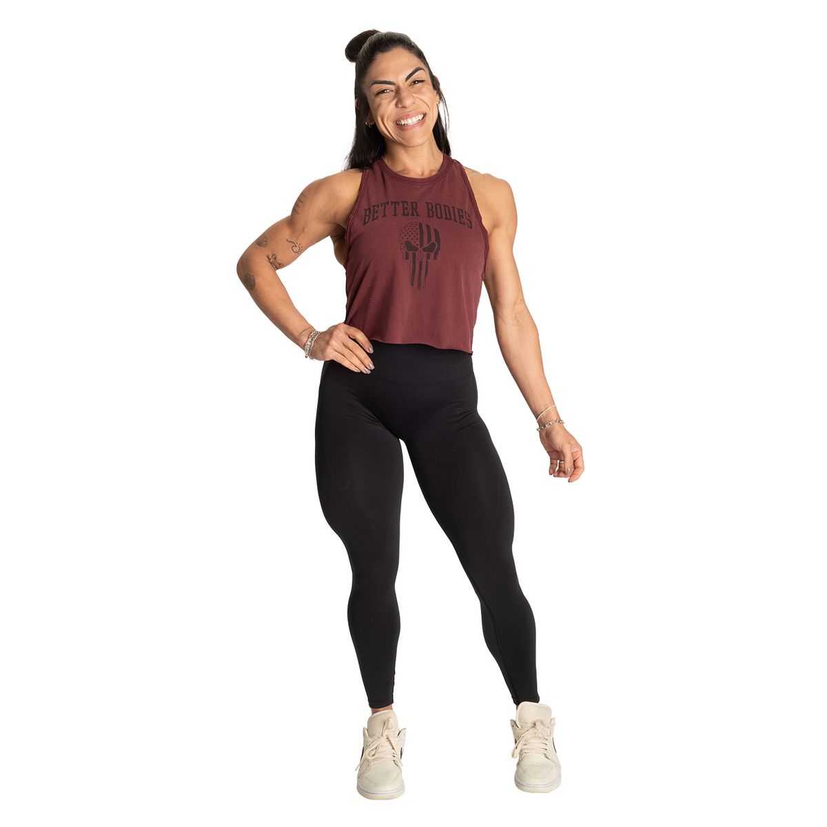 Better Bodies Skull Empire Tank - Washed Black