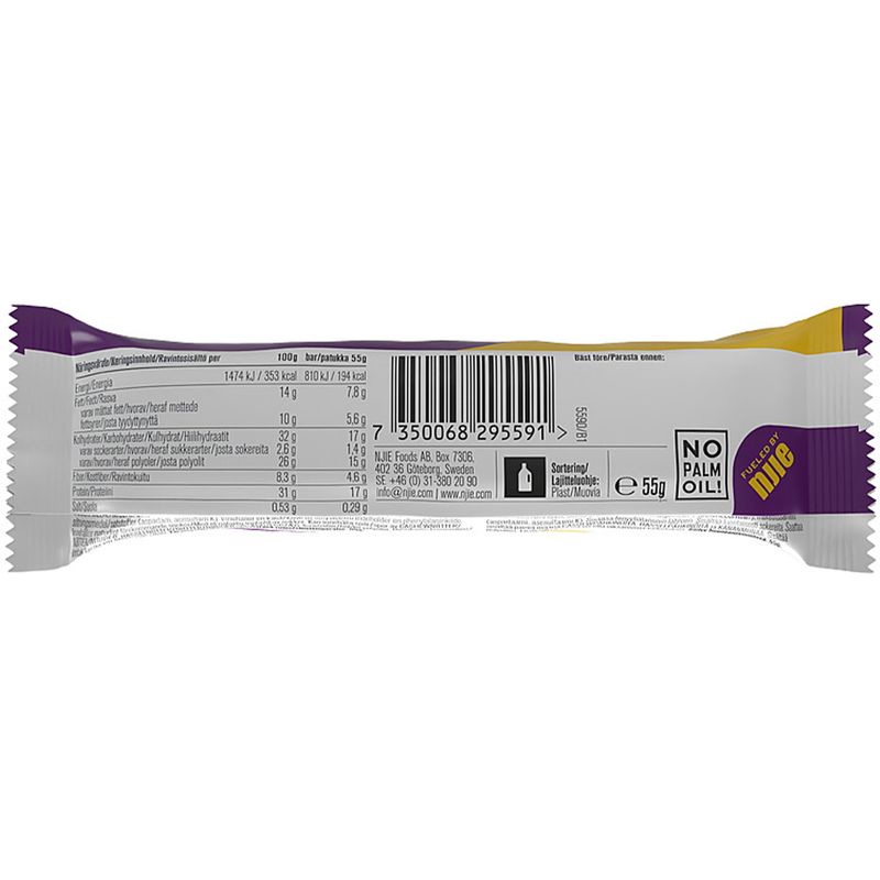 Njie - ProPud Proteinbar - Kanelbulle (12x55g)