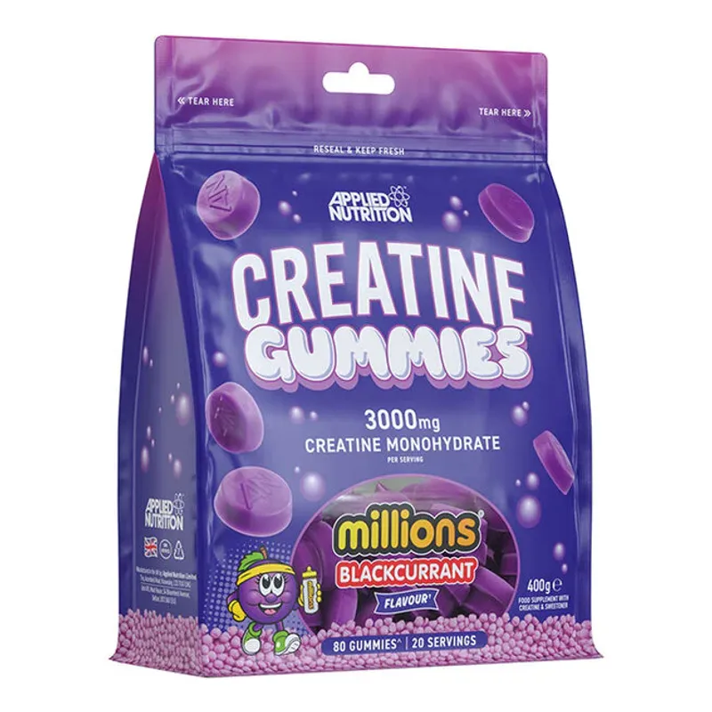 Applied Nutrition - Creatine Gummies Blue Raspberry 80stk