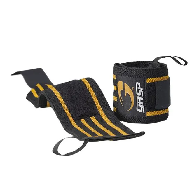 Hovedbilde GASP - Hardcore Wrist Wraps - Black/Yellow