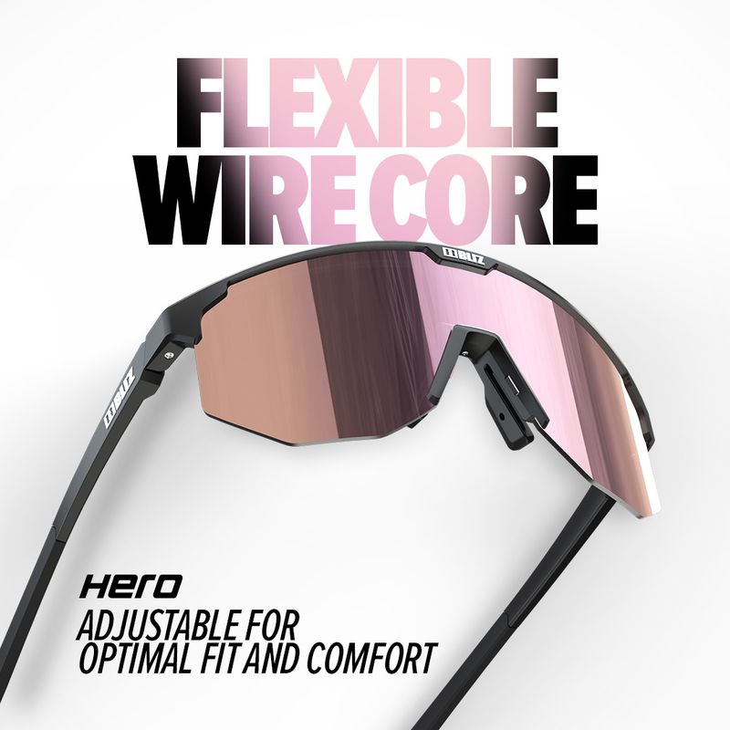 Bliz Active Hero Small - Brown With Rose