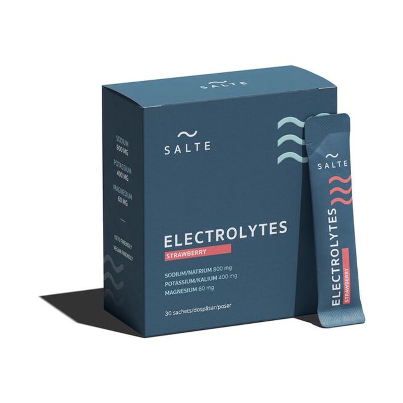 Salte Elektrolytter - Jordbær Posjonspose