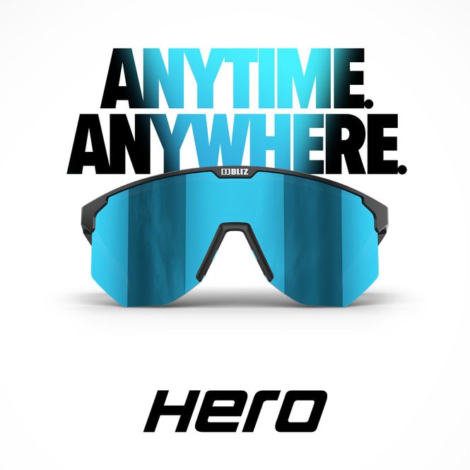 Hovedbilde Bliz Active Hero - Brown w/Blue Multi Lens