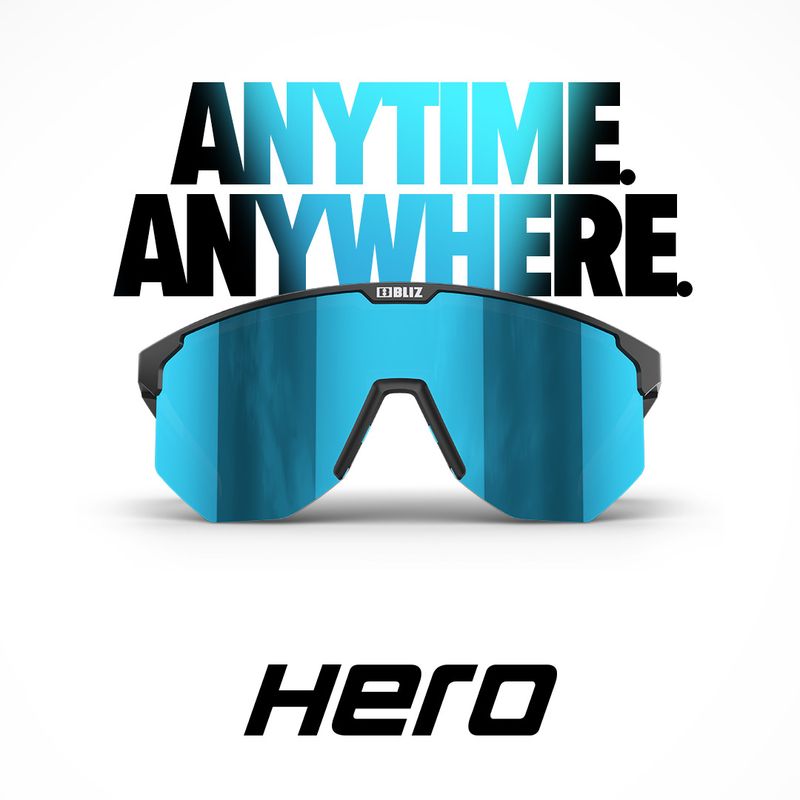 Bliz Active Hero - Brown w/Blue Multi Lens