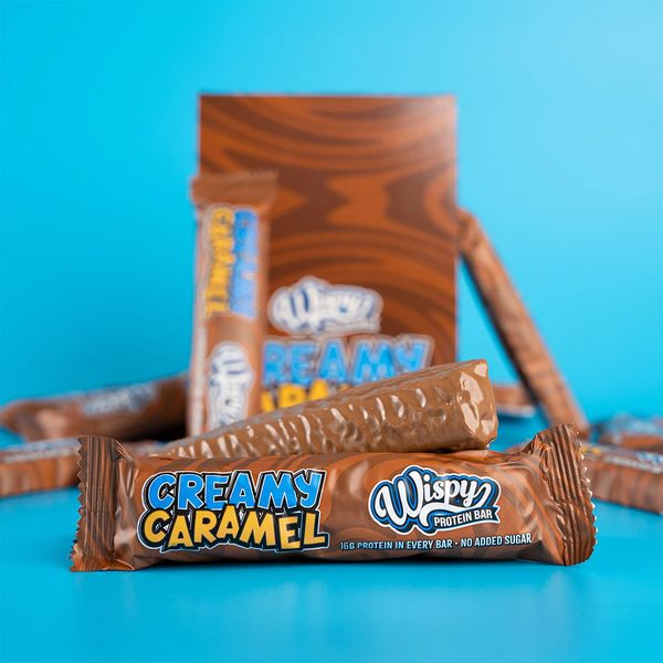 Hovedbilde Wispy Proteinbar - Creamy Caramel 55g
