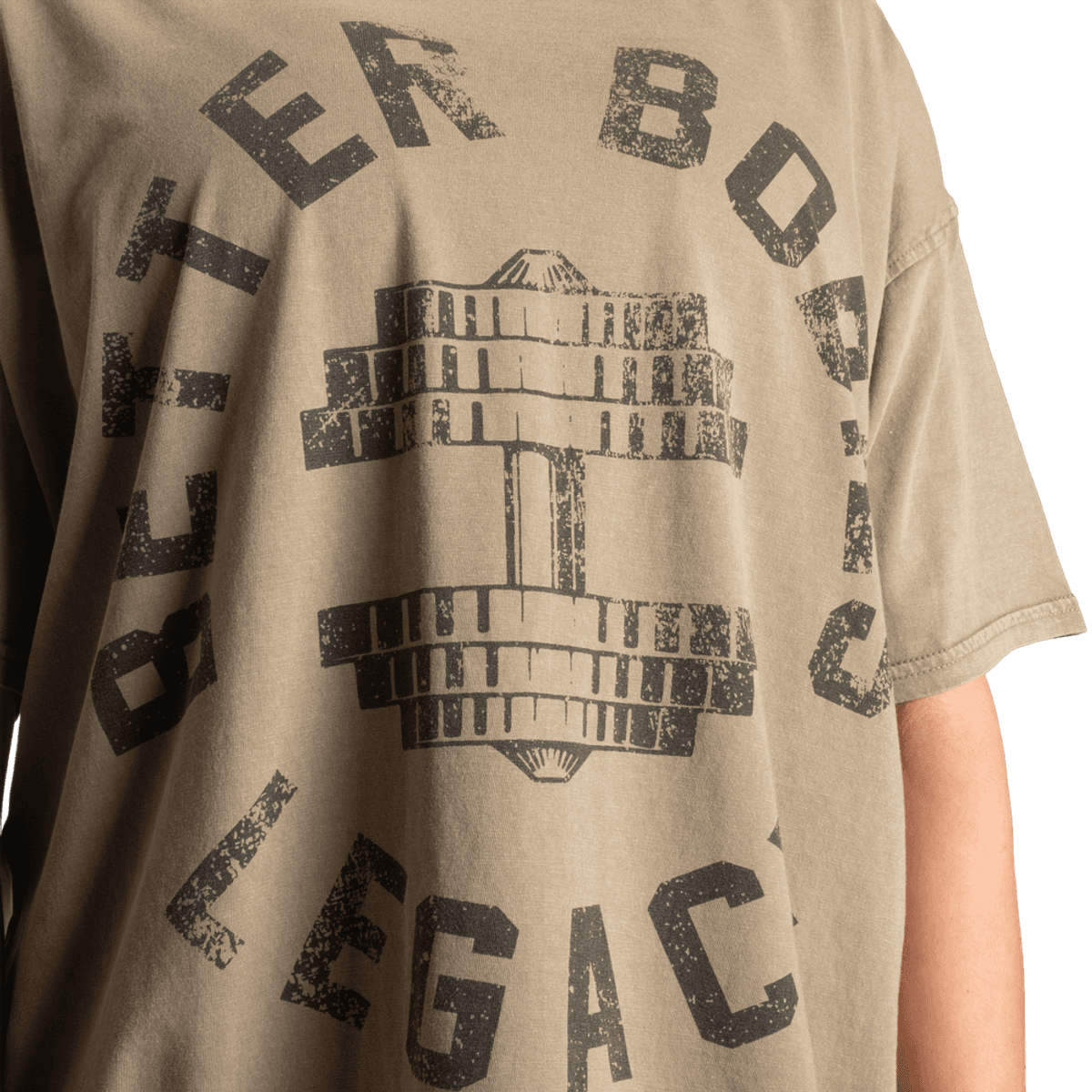 Better Bodies Legacy Oversized Tee - Washed Green