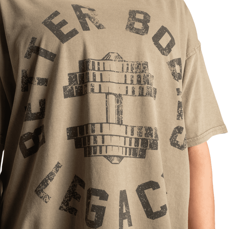 Better Bodies Legacy Oversized Tee - Washed Green