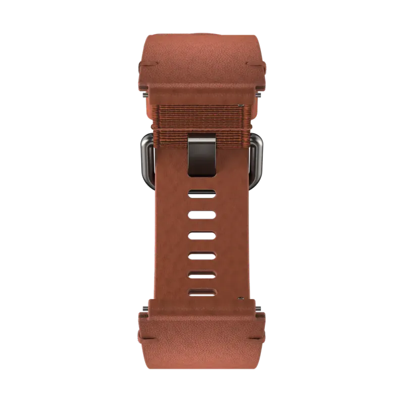 Polar Leather Wristband 20mm - Bronze M/L