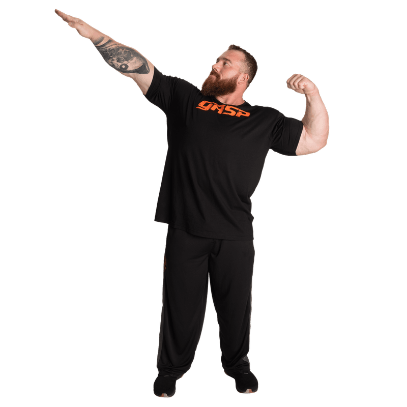 GASP Legacy Gym Tee - Black/Flame