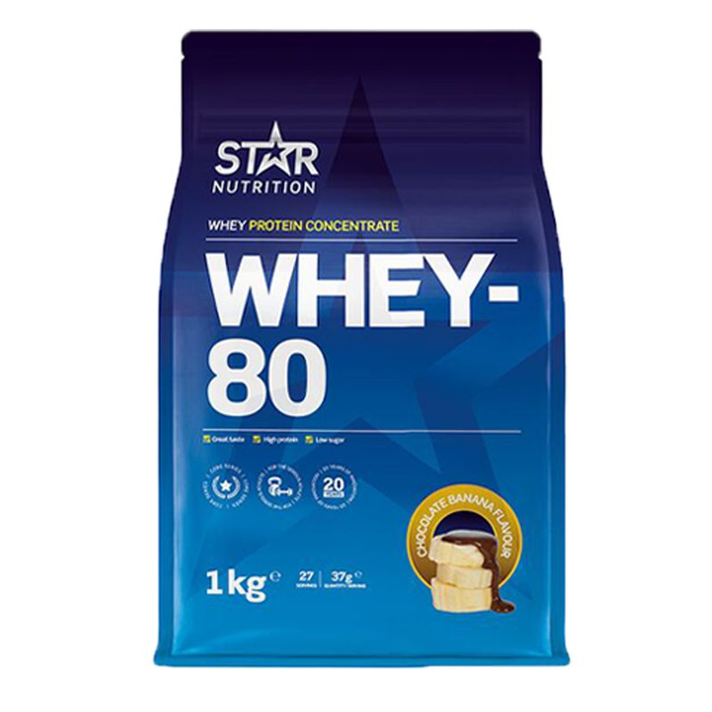 Star Nutrition Whey - Myseprotein 80 1kg