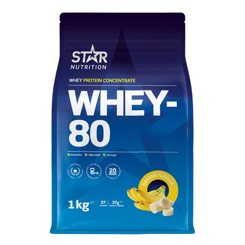 Star Nutrition Whey - Myseprotein 80 1kg