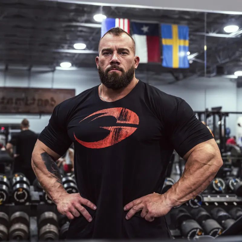 GASP Cadet Tee - Black/Flame