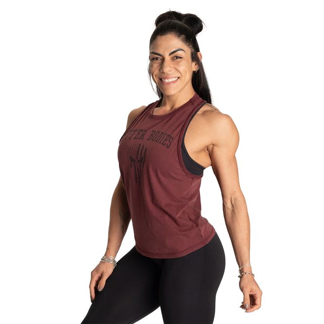Hovedbilde Better Bodies Skull Empire Tank - Washed Maroon