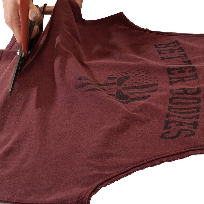 Better Bodies Skull Empire Tank - Washed Maroon