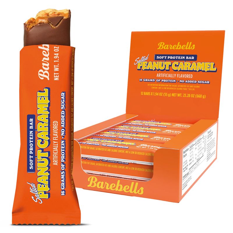 Barebells Soft Bar - Salted Peanut Caramel (12x55g)